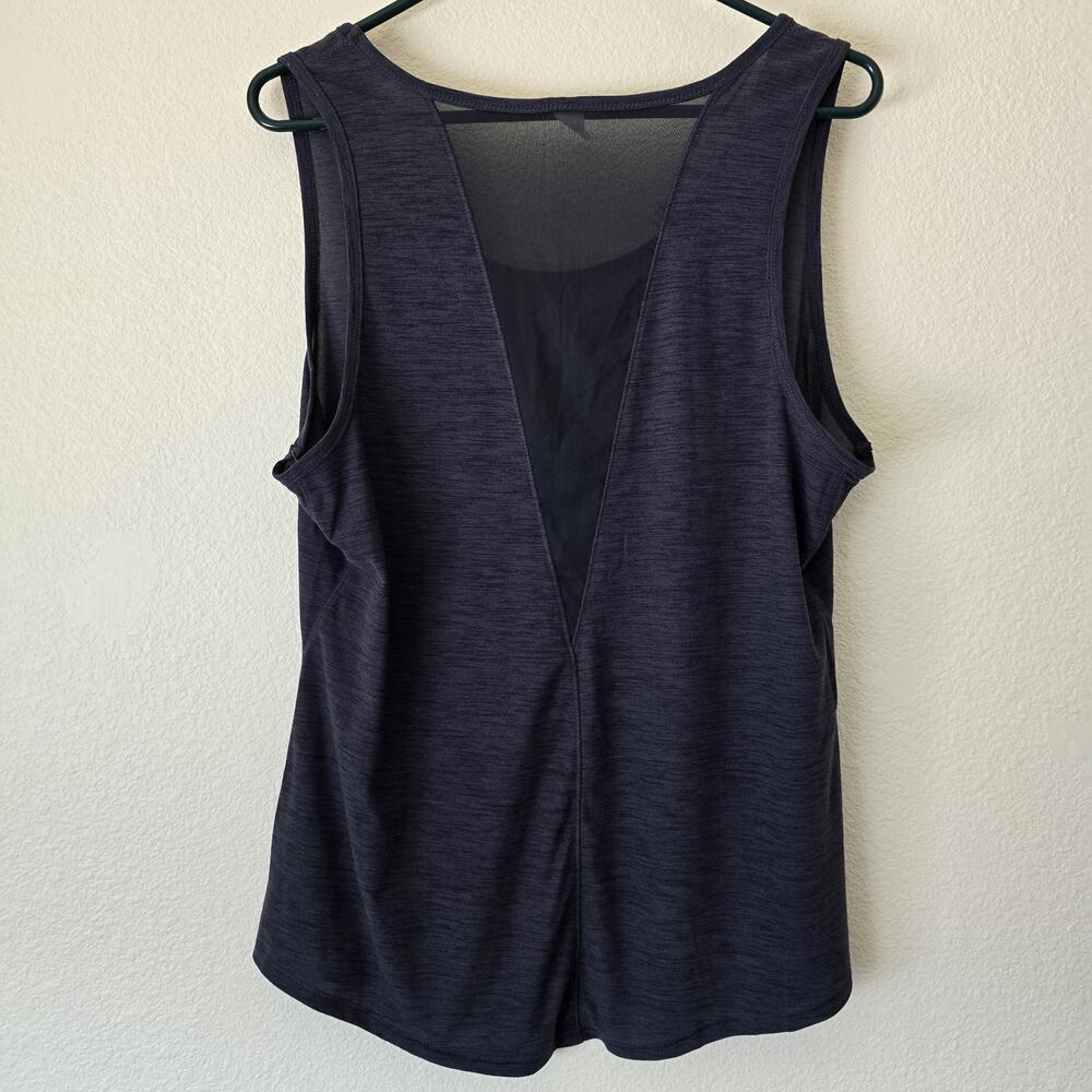 Old Navy Active Women's Plus Sz 1X Breathe On Mesh Workout Tank Gray Lightweight